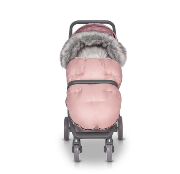 Śpiworek do wózka dziecięcego różowy