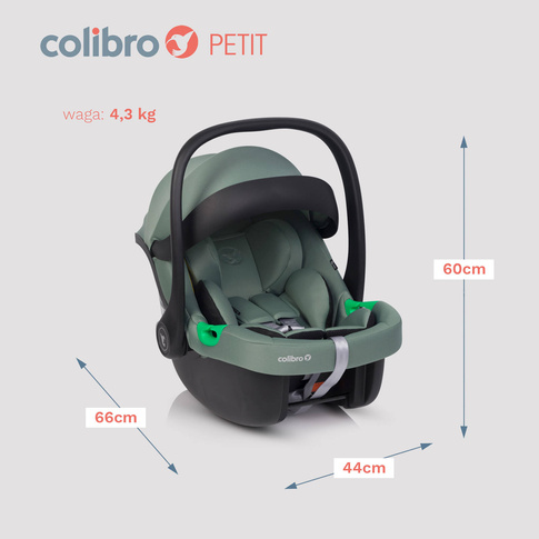 Fotelik samochodowy PETIT Pine z homologacją R129