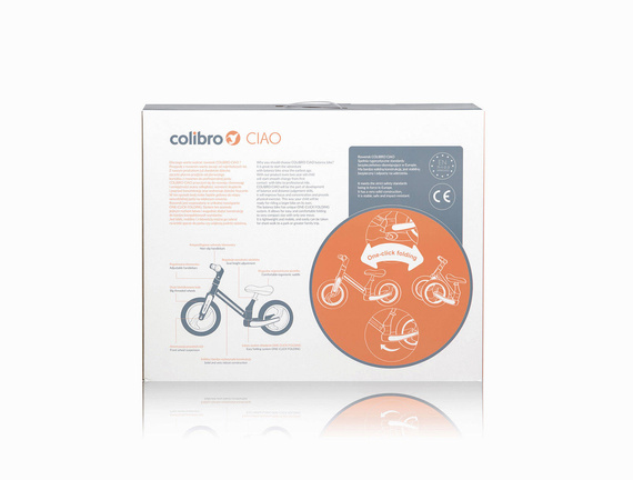 Rowerek biegowy dziecięcy Tremix CIAO z funkcją składania Milky White