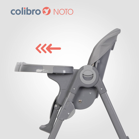 Krzesełko do karmienia 2w1 Noto ONYX