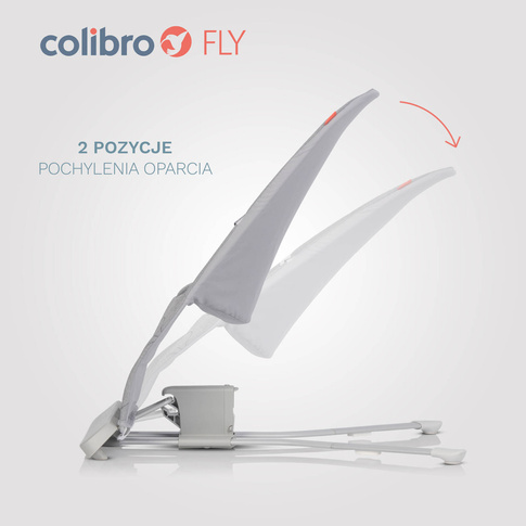 Leżaczek bujaczek ergonomiczny Colibro FLY DOVE
