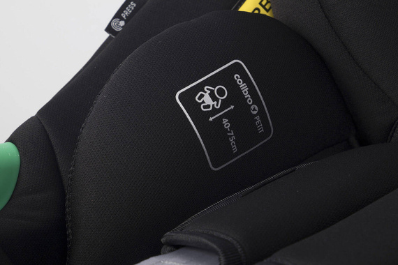 Fotelik samochodowy PETIT PRO Onyx z homologacją R129 lub I-SIZE dla dzieci od 40 do 87 cm