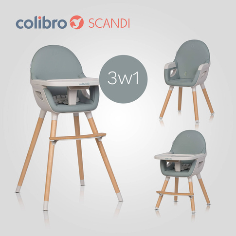 Krzesełko do karmienia 3w1 Scandi ALMOND