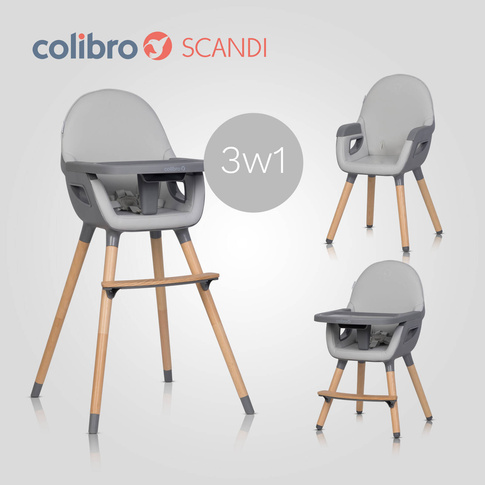 Krzesełko do karmienia 3w1 Scandi DOVE