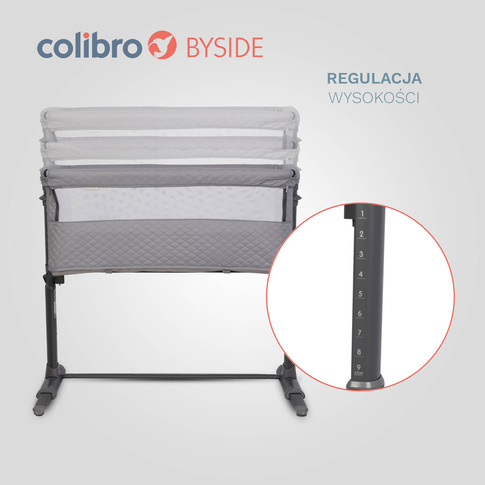Łóżeczko dostawne dla dzieci COLIBRO Byside Dove