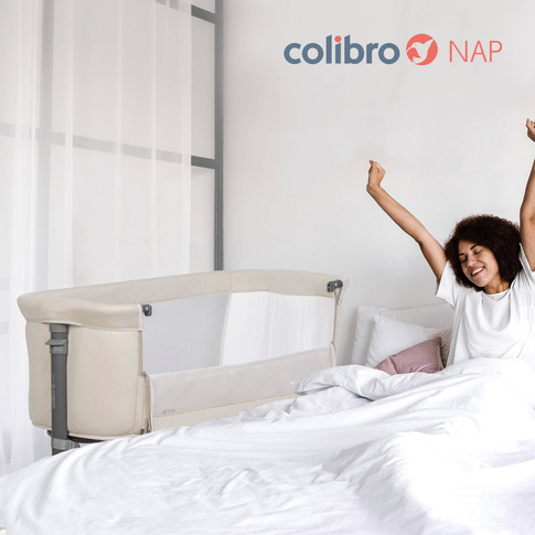 Łóżeczko dostawne dla dzieci COLIBRO NAP Taupe