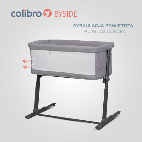 Łóżeczko dostawne dla dzieci COLIBRO Byside Dove