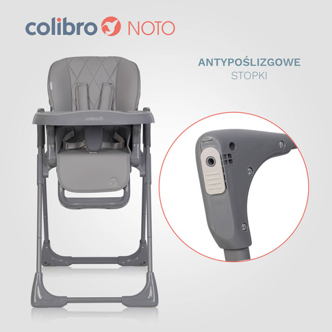 Krzesełko do karmienia 2w1 Noto ONYX