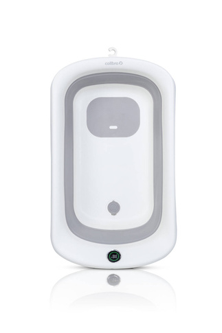 Wanienka dziecięca COLIBRO SPACE - składana silikonowa z termometrem