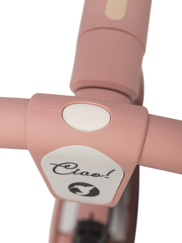 Rowerek biegowy dziecięcy Tremix CIAO z funkcją składania Rose Gold