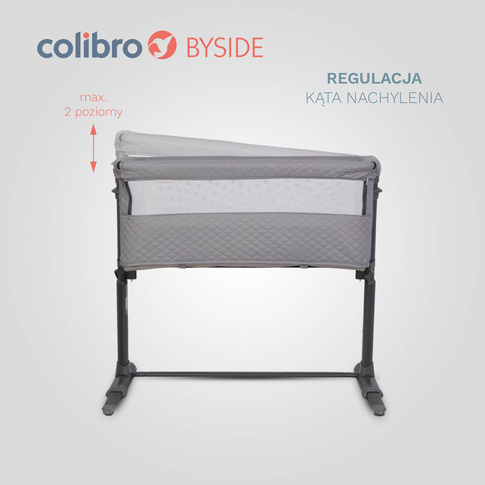 Łóżeczko dostawne dla dzieci COLIBRO Byside Dove