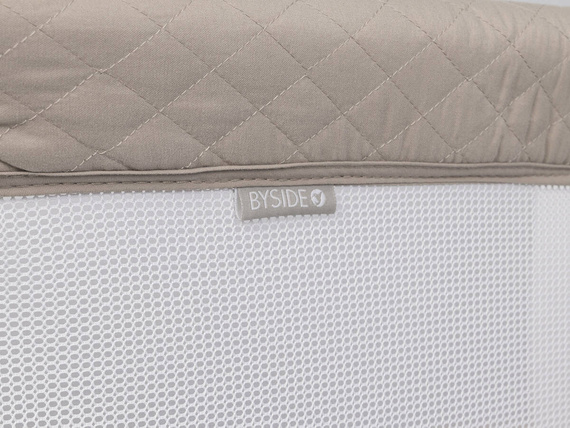 Łóżeczko dostawne dla dzieci COLIBRO Byside Taupe