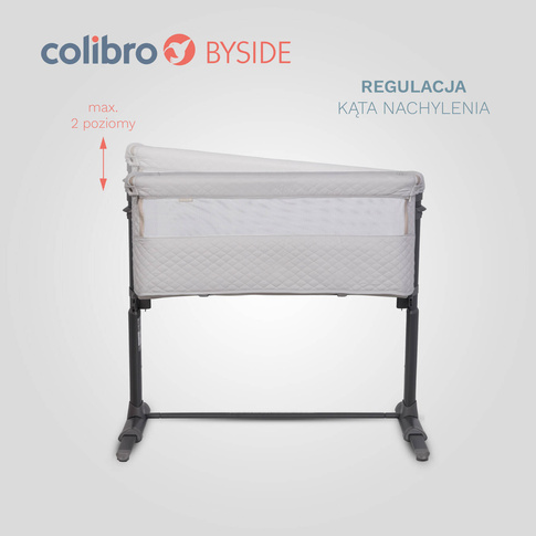Łóżeczko dostawne dla dzieci COLIBRO Byside Cloud