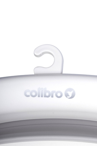 Wanienka dla dziecka składana COLIBRO SPACE 2w1 z leżaczkiem kąpielowym silikonowa z termometrem