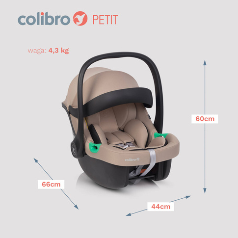 Fotelik samochodowy PETIT Camel z homologacją R129