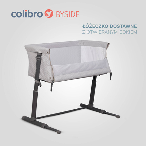 Łóżeczko dostawne dla dzieci COLIBRO Byside Cloud