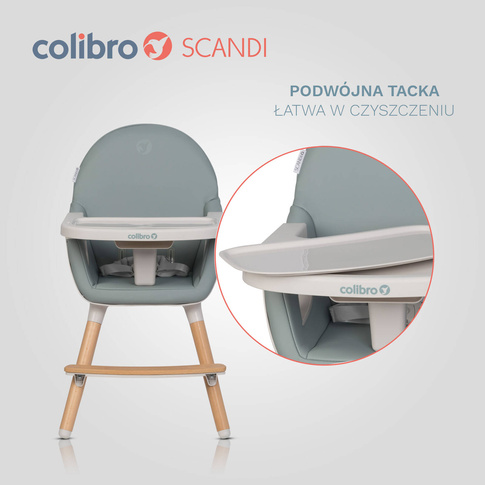 Krzesełko do karmienia 3w1 Scandi AGAVA