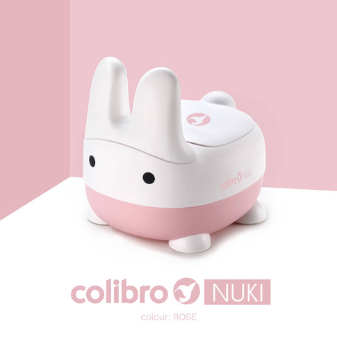 Nocnik dziecięcy Króliczek NUKI Rose