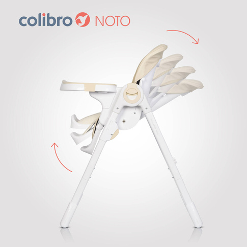 Krzesełko do karmienia 2w1 Noto ALMOND