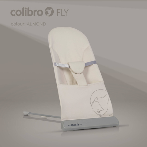 Leżaczek bujaczek ergonomiczny Colibro FLY ALMOND