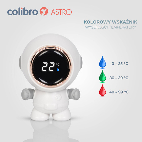Termometr kąpielowy dla dzieci Colibro Astro 3w1
