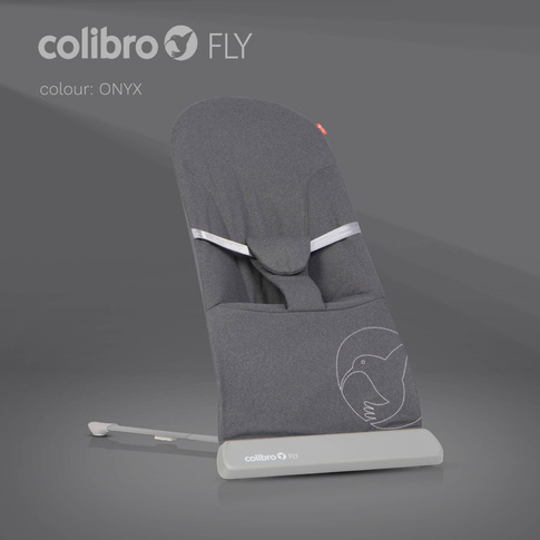 Leżaczek bujaczek ergonomiczny Colibro FLY ONYX