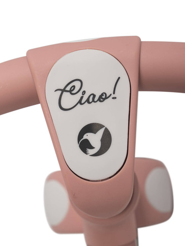 Rowerek biegowy dziecięcy Tremix CIAO z funkcją składania Rose Gold