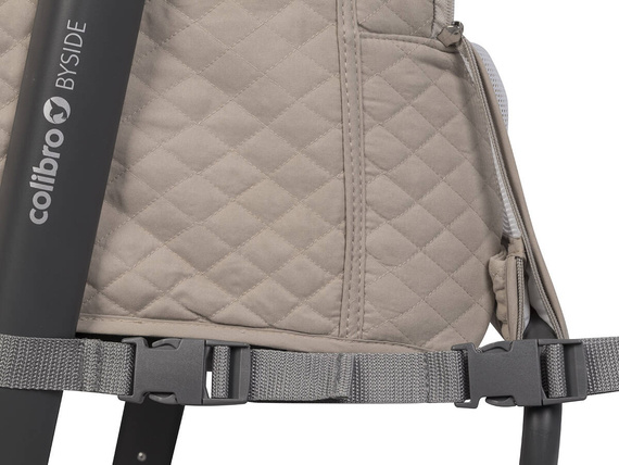 Łóżeczko dostawne dla dzieci COLIBRO Byside Taupe