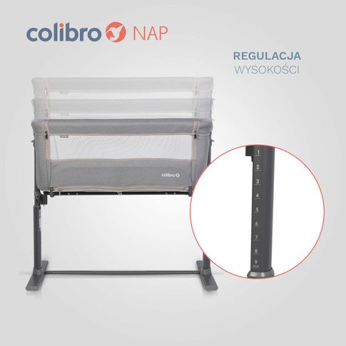 Łóżeczko dostawne dla dzieci COLIBRO NAP DOVE