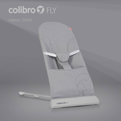 Leżaczek bujaczek ergonomiczny Colibro FLY DOVE