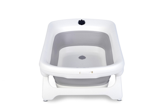 Wanienka dla dziecka składana COLIBRO SPACE 2w1 z leżaczkiem kąpielowym silikonowa z termometrem