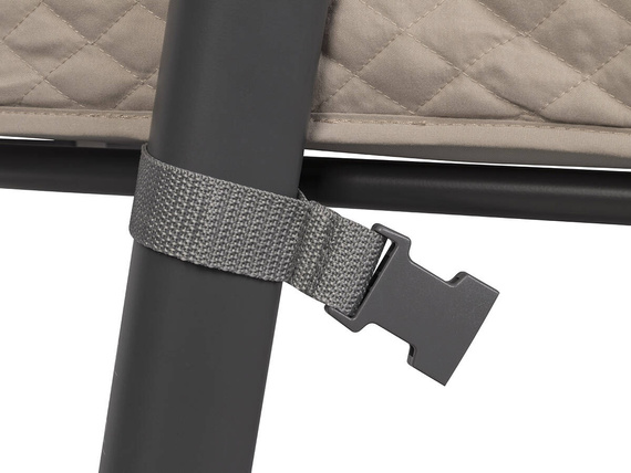 Łóżeczko dostawne dla dzieci COLIBRO Byside Taupe