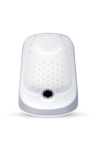 Leżaczek kąpielowy składany silikonowy COLIBRO RELAX z regulacją wysokości i termometrem