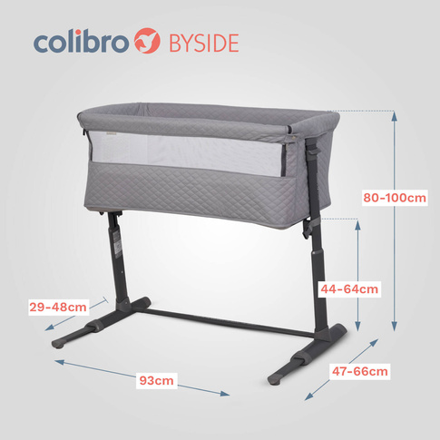 Łóżeczko dostawne dla dzieci COLIBRO Byside Dove