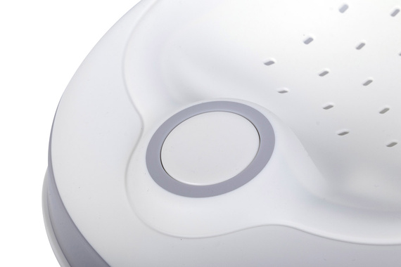 Wanienka dla dziecka składana COLIBRO SPACE 2w1 z leżaczkiem kąpielowym silikonowa z termometrem