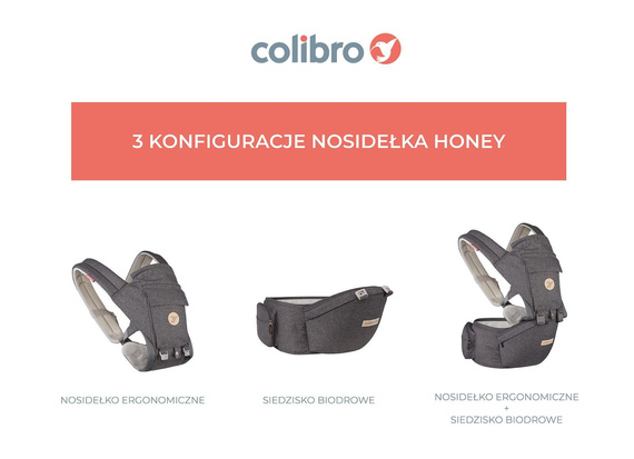 Nosidełko dla dziecka Colibro Honey Onyx