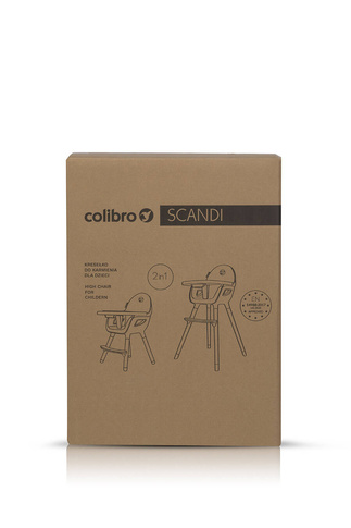 Krzesełko do karmienia 3w1 Scandi ALMOND